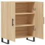 Aparador de madera de ingeniería roble Sonoma 69,5x34x90 cm de vidaXL, Aparadores - Ref: Foro24-827751, Precio: 92,32 €, Desc...