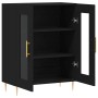 Aparador de madera de ingeniería negro 69,5x34x90 cm de vidaXL, Aparadores - Ref: Foro24-827773, Precio: 91,99 €, Descuento: %