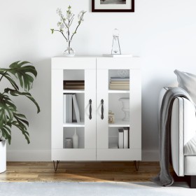 White engineered wood sideboard 69.5x34x90 cm by vidaXL, Sideboards - Ref: Foro24-827780, Price: 62,06 €, Discount: %