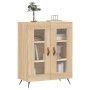 Aparador de madera de ingeniería roble Sonoma 69,5x34x90 cm de vidaXL, Aparadores - Ref: Foro24-827759, Precio: 79,39 €, Desc...