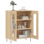 Aparador de madera de ingeniería roble Sonoma 69,5x34x90 cm de vidaXL, Aparadores - Ref: Foro24-827783, Precio: 77,20 €, Desc...