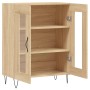 Aparador de madera de ingeniería roble Sonoma 69,5x34x90 cm de vidaXL, Aparadores - Ref: Foro24-827783, Precio: 77,20 €, Desc...