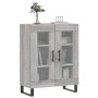 Aparador de madera de ingeniería gris Sonoma 69,5x34x90 cm de vidaXL, Aparadores - Ref: Foro24-827818, Precio: 90,77 €, Descu...