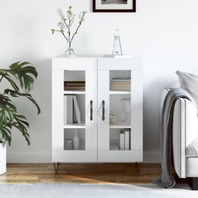 Glossy white plywood sideboard 69.5x34x90 cm by vidaXL, Sideboards - Ref: Foro24-827782, Price: 66,26 €, Discount: %