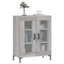 Aparador de madera de ingeniería gris Sonoma 69,5x34x90 cm de vidaXL, Aparadores - Ref: Foro24-827794, Precio: 84,42 €, Descu...