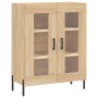 Aparador de madera de ingeniería roble Sonoma 69,5x34x90 cm de vidaXL, Aparadores - Ref: Foro24-827799, Precio: 86,54 €, Desc...