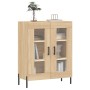 Aparador de madera de ingeniería roble Sonoma 69,5x34x90 cm de vidaXL, Aparadores - Ref: Foro24-827799, Precio: 86,54 €, Desc...