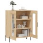 Aparador de madera de ingeniería roble Sonoma 69,5x34x90 cm de vidaXL, Aparadores - Ref: Foro24-827799, Precio: 86,54 €, Desc...