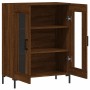 Aparador de madera de ingeniería marrón roble 69,5x34x90 cm de vidaXL, Aparadores - Ref: Foro24-827795, Precio: 82,99 €, Desc...