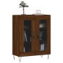 Aparador de madera de ingeniería marrón roble 69,5x34x90 cm de vidaXL, Aparadores - Ref: Foro24-827787, Precio: 61,99 €, Desc...