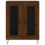 Aparador de madera de ingeniería marrón roble 69,5x34x90 cm de vidaXL, Aparadores - Ref: Foro24-827787, Precio: 61,99 €, Desc...