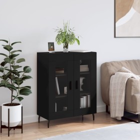 Engineered wood black sideboard 69.5x34x90 cm by vidaXL, Sideboards - Ref: Foro24-827805, Price: 85,99 €, Discount: %