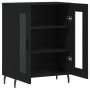 Aparador de madera de ingeniería negro 69,5x34x90 cm de vidaXL, Aparadores - Ref: Foro24-827805, Precio: 85,85 €, Descuento: %