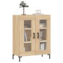 Aparador de madera de ingeniería roble Sonoma 69,5x34x90 cm de vidaXL, Aparadores - Ref: Foro24-827791, Precio: 86,39 €, Desc...