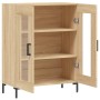 Aparador de madera de ingeniería roble Sonoma 69,5x34x90 cm de vidaXL, Aparadores - Ref: Foro24-827791, Precio: 86,39 €, Desc...