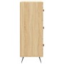 Cómoda madera de ingeniería roble Sonoma 69,5x34x90 cm de vidaXL, Cajoneras - Ref: Foro24-827823, Precio: 102,99 €, Descuento: %