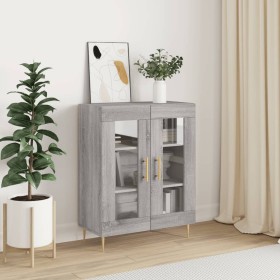 Sonoma gray engineered wood sideboard 69.5x34x90 cm by vidaXL, Sideboards - Ref: Foro24-827778, Price: 85,61 €, Discount: %