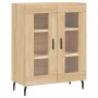 Aparador de madera de ingeniería roble Sonoma 69,5x34x90 cm de vidaXL, Aparadores - Ref: Foro24-827807, Precio: 89,36 €, Desc...