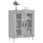 Aparador de madera de ingeniería gris Sonoma 69,5x34x90 cm de vidaXL, Aparadores - Ref: Foro24-827786, Precio: 84,18 €, Descu...