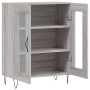 Aparador de madera de ingeniería gris Sonoma 69,5x34x90 cm de vidaXL, Aparadores - Ref: Foro24-827786, Precio: 84,18 €, Descu...