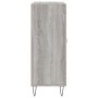 Aparador de madera de ingeniería gris Sonoma 69,5x34x90 cm de vidaXL, Aparadores - Ref: Foro24-827786, Precio: 84,18 €, Descu...