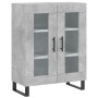 Aparador de madera de ingeniería gris hormigón 69,5x34x90 cm de vidaXL, Aparadores - Ref: Foro24-827816, Precio: 85,53 €, Des...