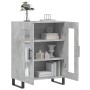 Aparador de madera de ingeniería gris hormigón 69,5x34x90 cm de vidaXL, Aparadores - Ref: Foro24-827816, Precio: 85,53 €, Des...