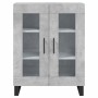 Aparador de madera de ingeniería gris hormigón 69,5x34x90 cm de vidaXL, Aparadores - Ref: Foro24-827816, Precio: 85,53 €, Des...