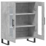 Aparador de madera de ingeniería gris hormigón 69,5x34x90 cm de vidaXL, Aparadores - Ref: Foro24-827816, Precio: 85,53 €, Des...