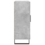 Aparador de madera de ingeniería gris hormigón 69,5x34x90 cm de vidaXL, Aparadores - Ref: Foro24-827816, Precio: 85,53 €, Des...