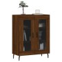 Aparador de madera de ingeniería marrón roble 69,5x34x90 cm de vidaXL, Aparadores - Ref: Foro24-827811, Precio: 89,07 €, Desc...