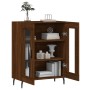 Aparador de madera de ingeniería marrón roble 69,5x34x90 cm de vidaXL, Aparadores - Ref: Foro24-827811, Precio: 89,07 €, Desc...