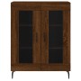 Aparador de madera de ingeniería marrón roble 69,5x34x90 cm de vidaXL, Aparadores - Ref: Foro24-827811, Precio: 89,07 €, Desc...