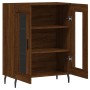 Aparador de madera de ingeniería marrón roble 69,5x34x90 cm de vidaXL, Aparadores - Ref: Foro24-827811, Precio: 89,07 €, Desc...