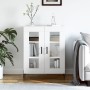 White engineered wood sideboard 69.5x34x90 cm by vidaXL, Sideboards - Ref: Foro24-827796, Price: 89,42 €, Discount: %