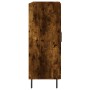 Aparador de madera de ingeniería roble ahumado 69,5x34x90 cm de vidaXL, Aparadores - Ref: Foro24-827809, Precio: 96,15 €, Des...