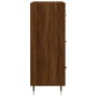 Aparador de madera de ingeniería marrón roble 69,5x34x90 cm de vidaXL, Aparadores - Ref: Foro24-827835, Precio: 93,01 €, Desc...