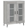 Aparador de madera de ingeniería gris Sonoma 69,5x34x90 cm de vidaXL, Aparadores - Ref: Foro24-827810, Precio: 85,99 €, Descu...