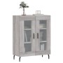 Aparador de madera de ingeniería gris Sonoma 69,5x34x90 cm de vidaXL, Aparadores - Ref: Foro24-827810, Precio: 85,99 €, Descu...