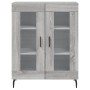 Aparador de madera de ingeniería gris Sonoma 69,5x34x90 cm de vidaXL, Aparadores - Ref: Foro24-827810, Precio: 85,99 €, Descu...