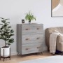 Engineered wood gray Sonoma dresser 69.5x34x90 cm by vidaXL, Drawers - Ref: Foro24-827826, Price: 106,52 €, Discount: %