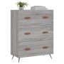 Engineered wood gray Sonoma dresser 69.5x34x90 cm by vidaXL, Drawers - Ref: Foro24-827826, Price: 106,52 €, Discount: %