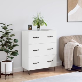 White engineered wood sideboard 69.5x34x90 cm by vidaXL, Sideboards - Ref: Foro24-827844, Price: 92,99 €, Discount: %