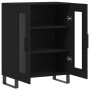 Aparador de madera de ingeniería negro 69,5x34x90 cm de vidaXL, Aparadores - Ref: Foro24-827813, Precio: 99,60 €, Descuento: %