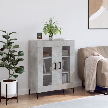 Concrete gray engineered wood sideboard 69.5x34x90 cm by vidaXL, Sideboards - Ref: Foro24-827792, Price: 82,39 €, Discount: %