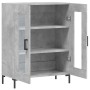 Aparador de madera de ingeniería gris hormigón 69,5x34x90 cm de vidaXL, Aparadores - Ref: Foro24-827792, Precio: 82,39 €, Des...