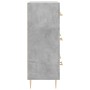 Aparador de madera de ingeniería gris hormigón 69,5x34x90 cm de vidaXL, Aparadores - Ref: Foro24-827840, Precio: 96,85 €, Des...