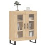 Aparador de madera de ingeniería roble Sonoma 69,5x34x90 cm de vidaXL, Aparadores - Ref: Foro24-827815, Precio: 89,59 €, Desc...