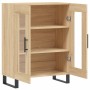 Aparador de madera de ingeniería roble Sonoma 69,5x34x90 cm de vidaXL, Aparadores - Ref: Foro24-827815, Precio: 89,59 €, Desc...