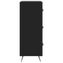 Cómoda madera de ingeniería negro 69,5x34x90 cm de vidaXL, Cajoneras - Ref: Foro24-827821, Precio: 105,00 €, Descuento: %